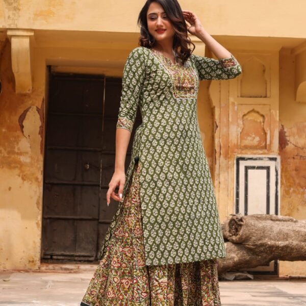 Kurti Skirt Set